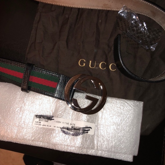 GUCCI INTERLOCKING G WEB BELT (SOLD) - Picture 3 of 7